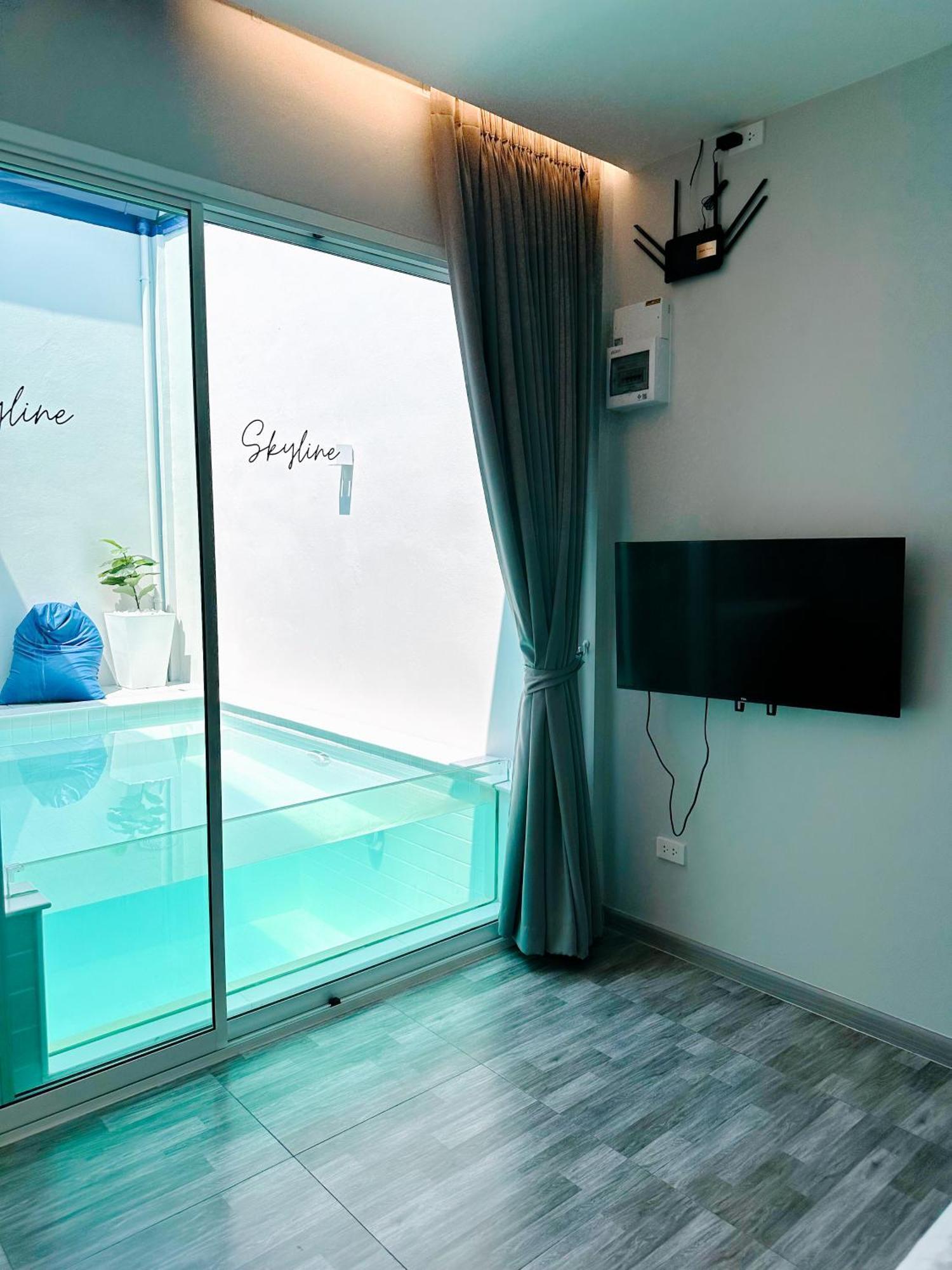 Skyline Resort Ban Khlong Lat Bua Khao Exterior foto