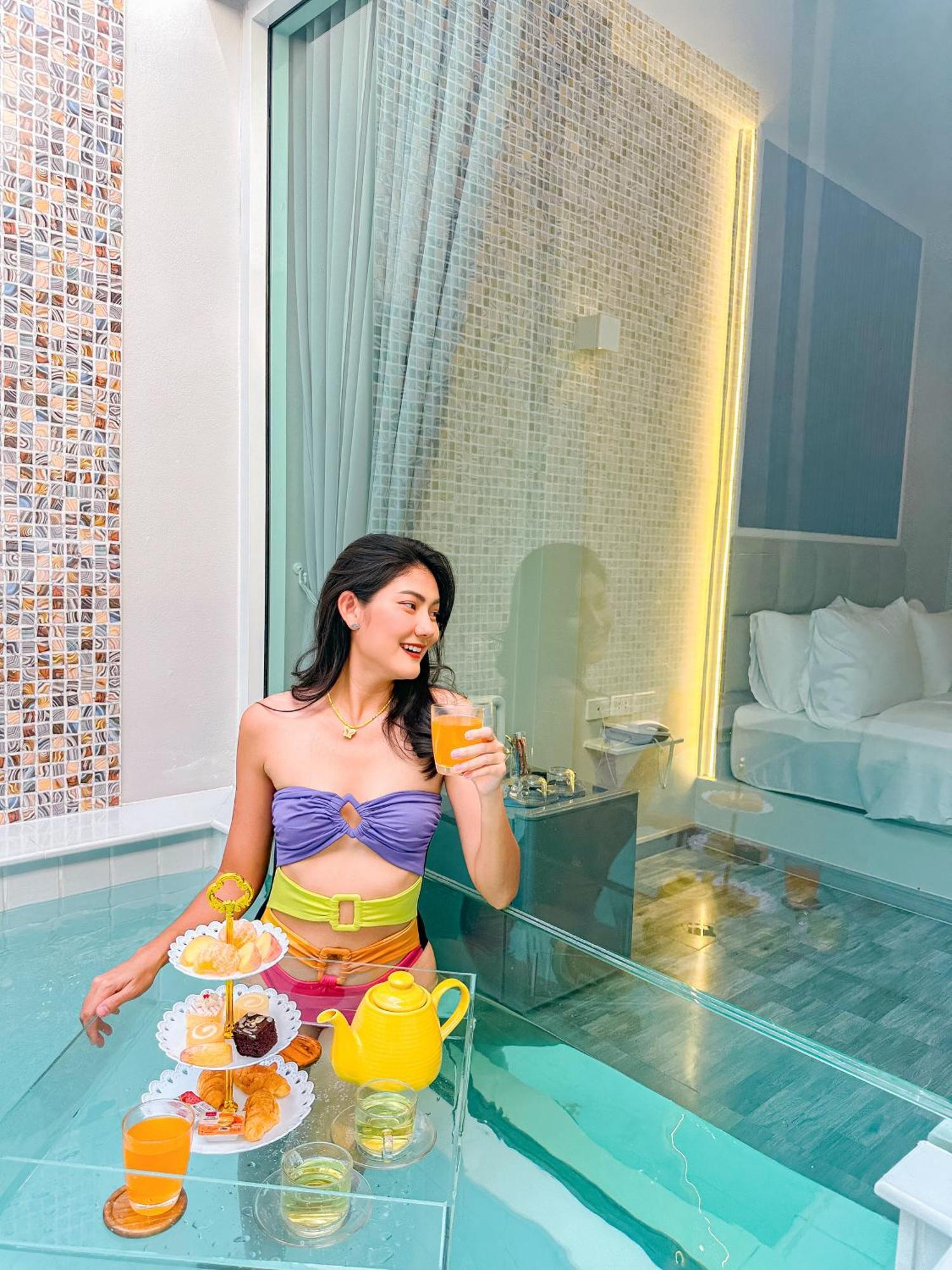 Skyline Resort Ban Khlong Lat Bua Khao Exterior foto